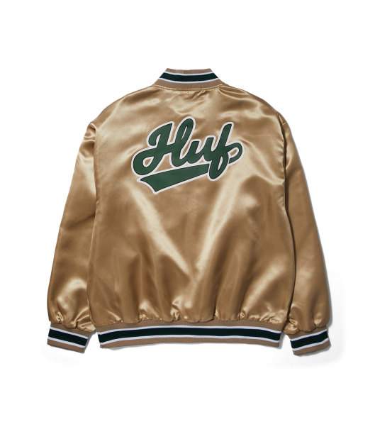 HUF-Pop Fly Satin Baseball Jacket