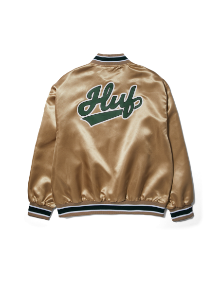 HUF-Pop Fly Satin Baseball Jacket