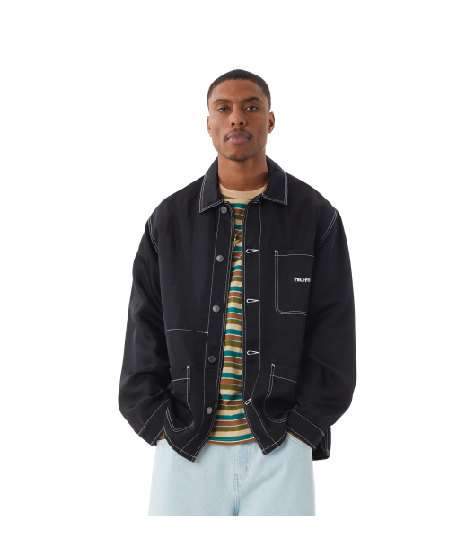 HUF-Contrast Nylon Chore Jacket