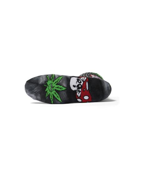 HUF-Green Buddy Mushroom Td Sock