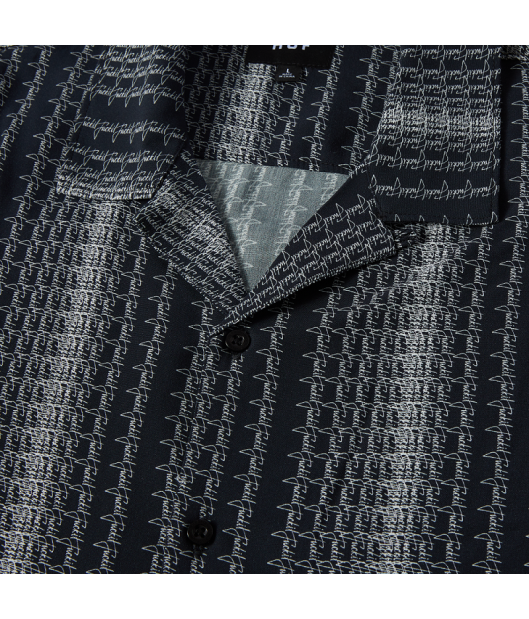 HUF-Script Stripe Resort Shirt