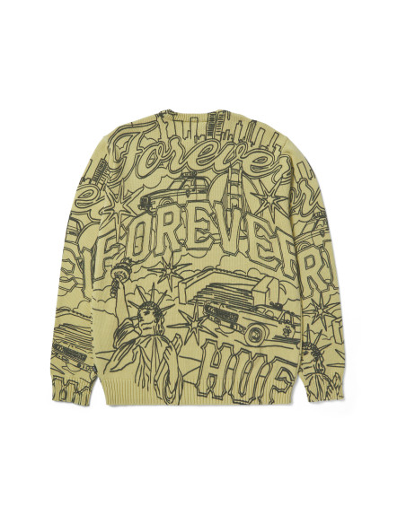 HUF-Forever Crewneck Sweater