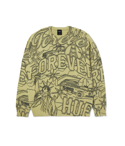 HUF-Forever Crewneck Sweater
