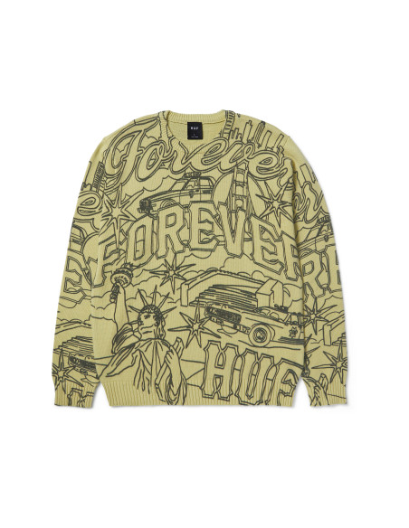 HUF-Forever Crewneck Sweater