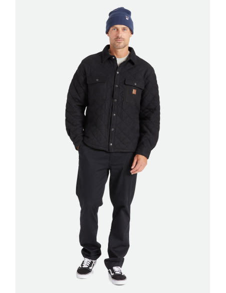 BRIXTON-Cass Quilted Fleece Jkt