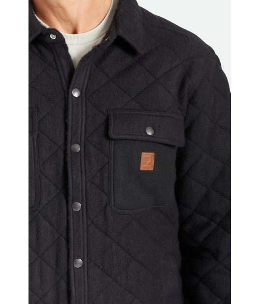 BRIXTON-Cass Quilted Fleece Jkt