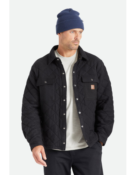 BRIXTON-Cass Quilted Fleece Jkt