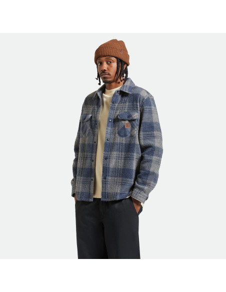 BRIXTON-Bowery L/S Arctic Stretch Flee