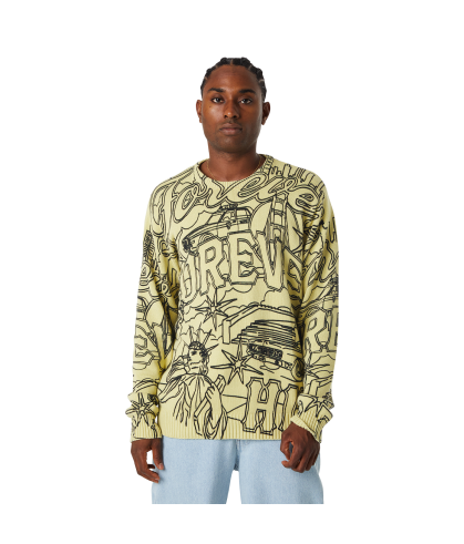 HUF-Forever Crewneck Sweater