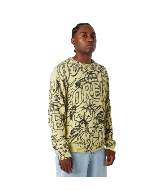 HUF-Forever Crewneck Sweater