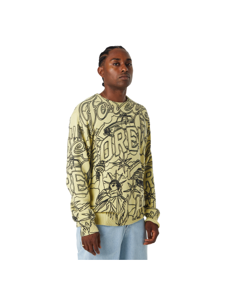 HUF-Forever Crewneck Sweater