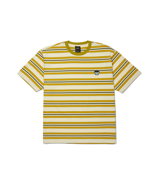 HUF-Big Block Stripe S/S Boxy Top