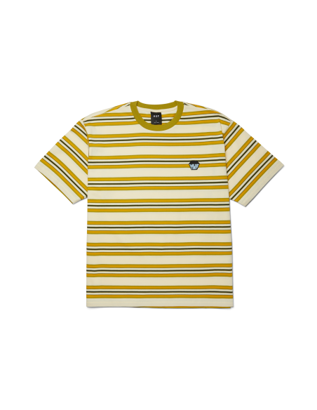 HUF-Big Block Stripe S/S Boxy Top