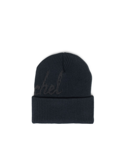 HERSCHEL-Elmer Script Ribbed Beanie