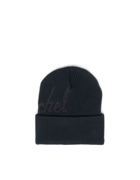 HERSCHEL-Elmer Script Ribbed Beanie