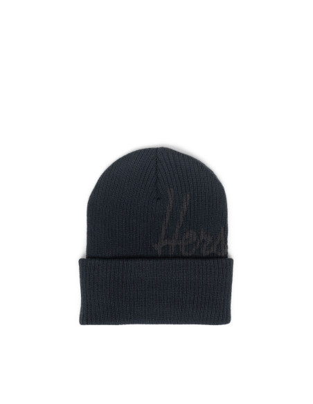 HERSCHEL-Elmer Script Ribbed Beanie