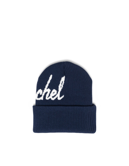 HERSCHEL-Elmer Script Ribbed Beanie