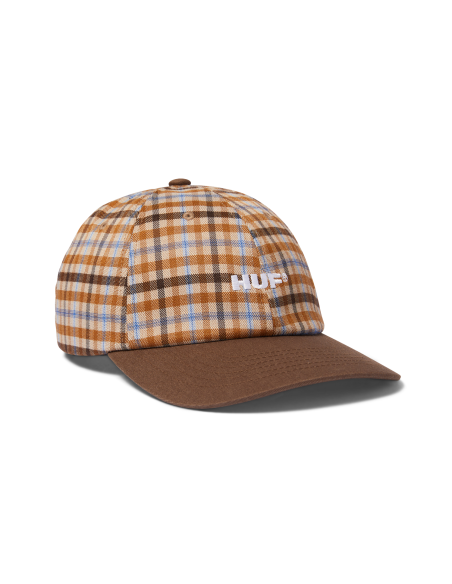 HUF-Shadow Plaid 6 Panel Cv Hat