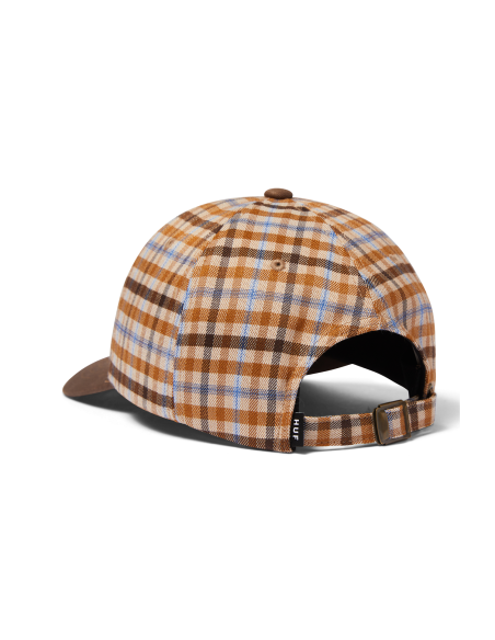 HUF-Shadow Plaid 6 Panel Cv Hat
