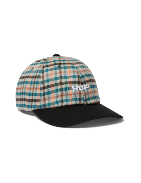 HUF-Shadow Plaid 6 Panel Cv Hat
