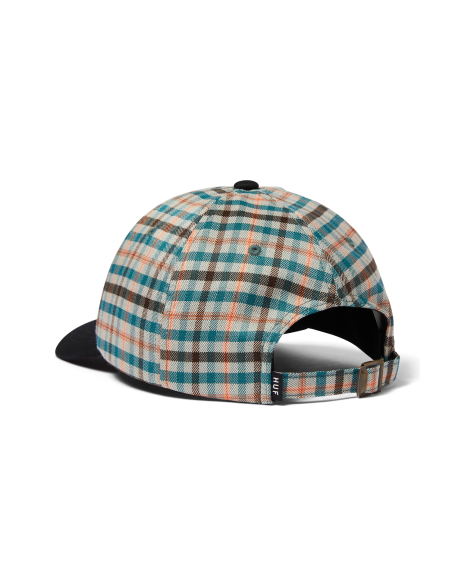 HUF-Shadow Plaid 6 Panel Cv Hat