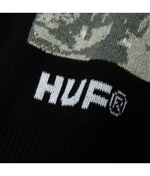 HUF-Black Moses Knit Sweater