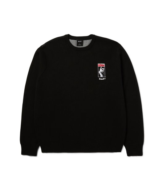 HUF-Black Moses Knit Sweater