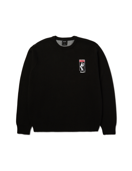 HUF-Black Moses Knit Sweater
