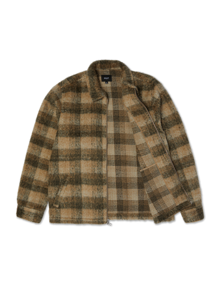 HUF-Megablast Plaid Jacket