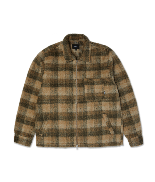 HUF-Megablast Plaid Jacket