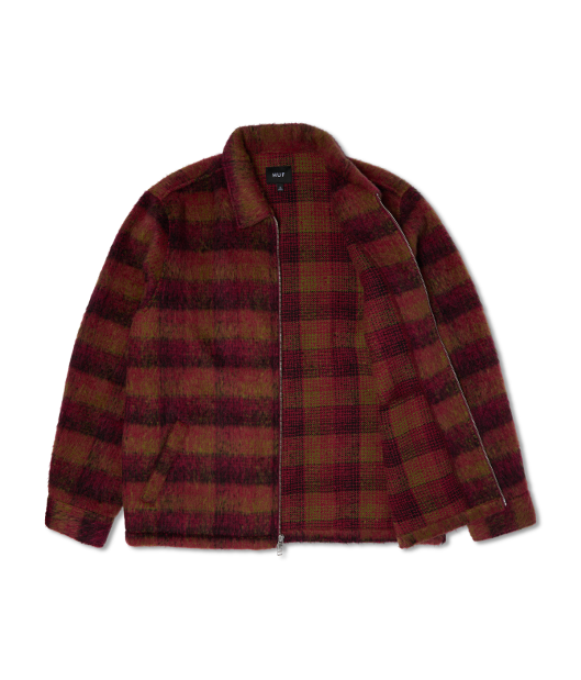HUF-Megablast Plaid Jacket