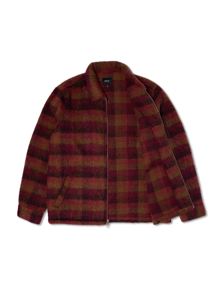 HUF-Megablast Plaid Jacket