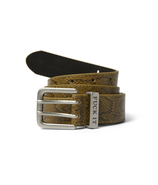 HUF-Fuck It Snakeskin Belt