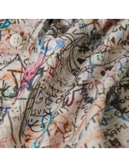 BRIXTON-Cru Print S/S Wvn