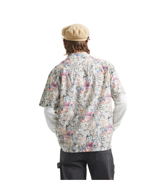 BRIXTON-Cru Print S/S Wvn