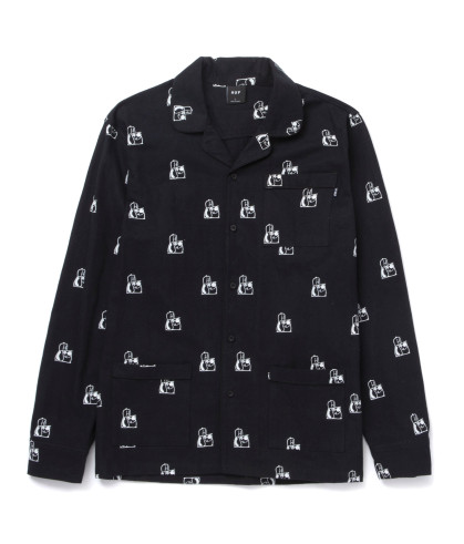HUF-Remio Dog Flannel L/S...