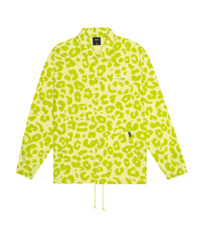 HUF-Neo Leopard Coach Jacket