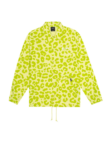 HUF-Neo Leopard Coach Jacket