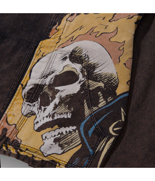 HUF-Ghost Rider Work Jacket