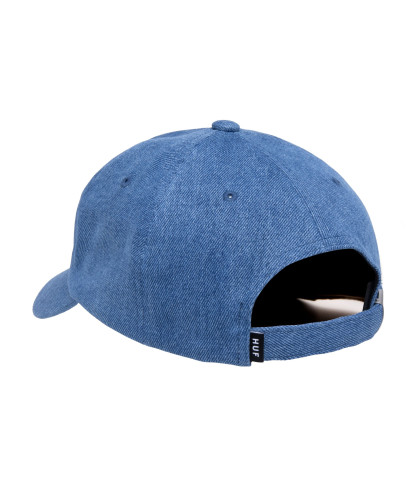HUF-Marka Denim 6 Panel Hat 2
