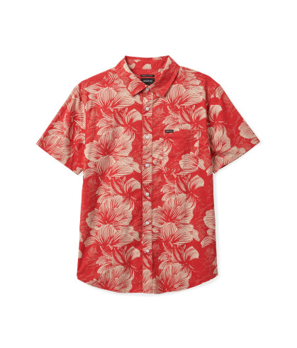 BRIXTON-Charter Print S/S Wvn
