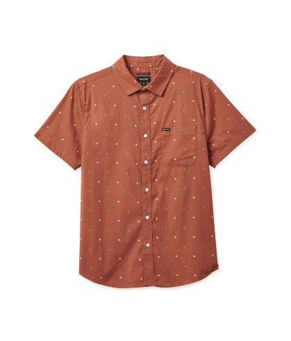 BRIXTON-Charter Print S/S Wvn