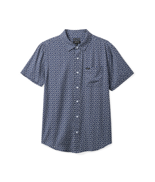 BRIXTON-Charter Print S/S Wvn