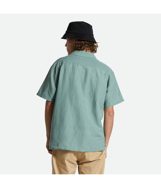 BRIXTON-Bunker Linen Blend S/S