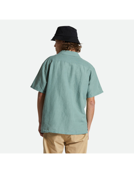 BRIXTON-Bunker Linen Blend S/S