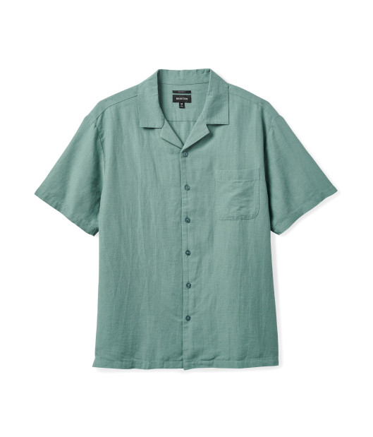 BRIXTON-Bunker Linen Blend S/S